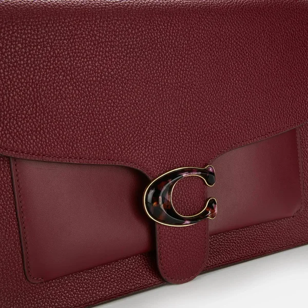 Coach Ladies Deep Red Tabby Leather Shoulder Bag
