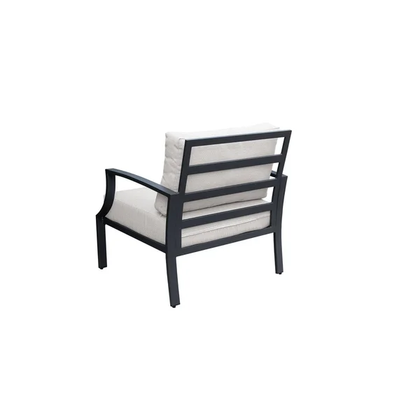 TK Classics Lexington Ottoman - White