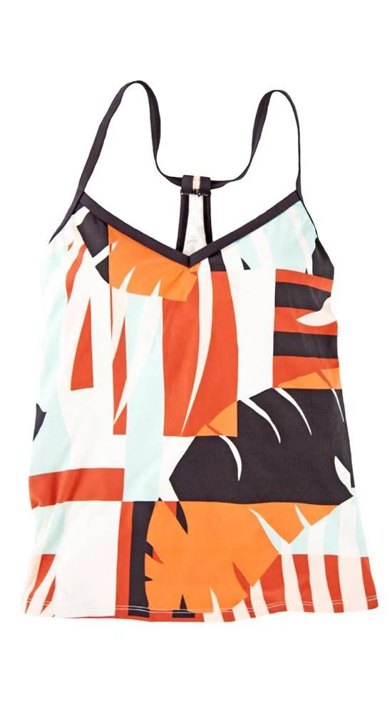 Carve Designs Women's Stinson Tankini - Large - Lost Coast