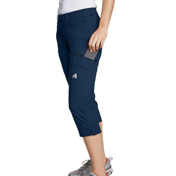 Eddie Bauer Women's Guide Pro Hiking Capris - Blue - 8