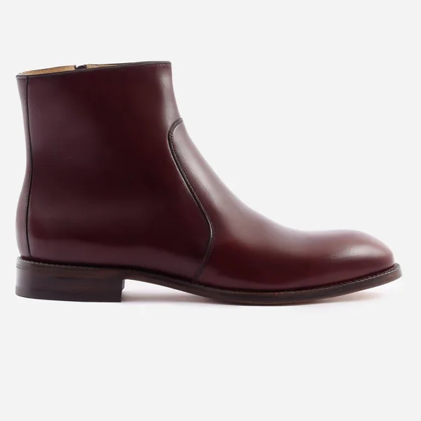 Beckett Simonon Easton Side-Zip Boots, Bordeaux, Size 14, Men's Boot