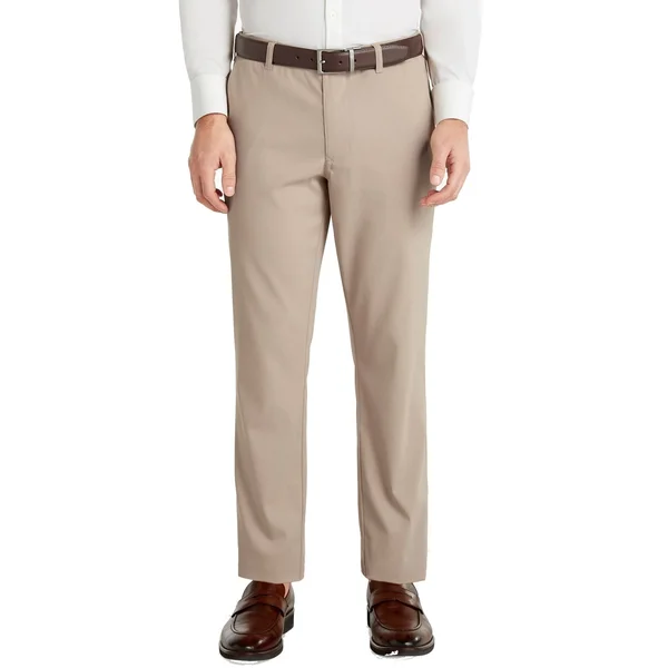 Mizzen + Main Baron Trim Fit Chino Mens Pant - Sand Solid 304, 30, 30