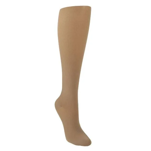 Sigvaris 842 Soft Opaque Women's 20-30 mmHg Knee High, Caramel, MS, Closed Toe