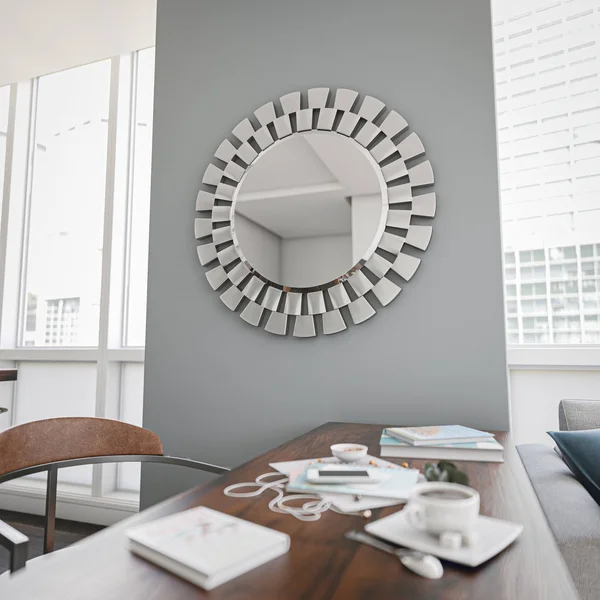 Design Craft Hera Silver Wall Mirror