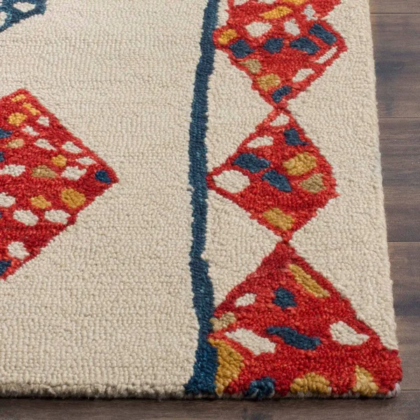 Safavieh Aspen APN702A 2&3x22 x 7&0x22 Runner Ivory, Multi Area Rug