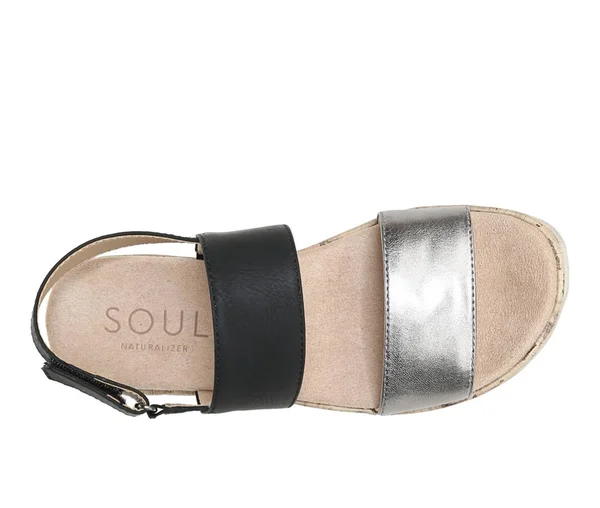 Soul Naturalizer Dorri Women's Platform Sandals, Size: 7, Black