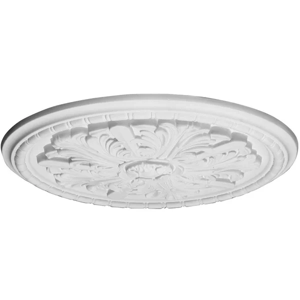 17 1/8x22OD x 1 1/2x22P Washington Ceiling Medallion (Fits Canopies Up to 2 7/8x22) - Hand-Painted Flash Blue