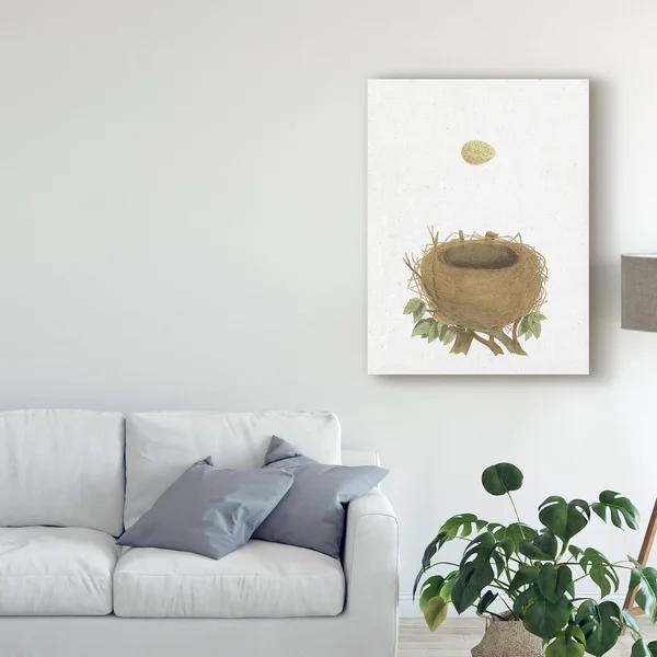 Trademark Fine Art 'Spring Nest II Crop' Canvas Art by Wild Apple Portfolio, Size: 14 x 19