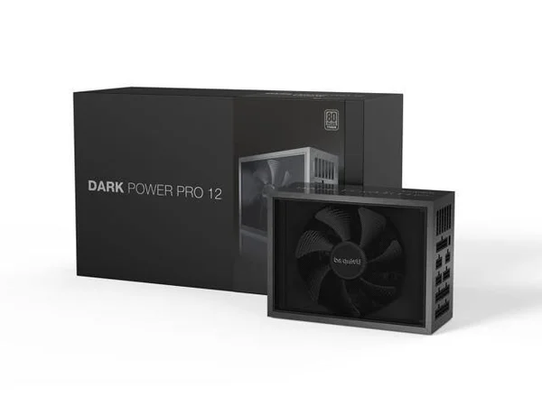 Be quiet! Dark Power Pro 12 1200W - BN646, 80 Plus Titanium Efficiency, Power Supply, ATX, Fully Digital, Modular, Virtually Inau