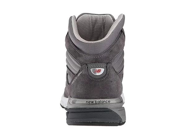 New Balance Men's M990v4 Mid Sneaker Boot, Size: 9.5 D(M) US, Grey/White