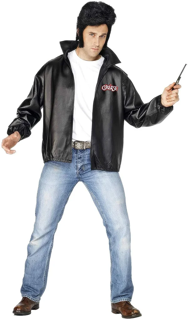Black Men's Grease T-Birds Jacket