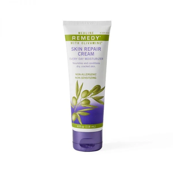 Medline Remedy Olivamine Skin Repair Cream Off White, 4 oz, 12 Count