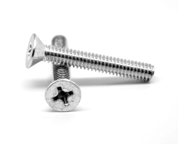 M6 x 1.00 x 16 mm Coarse Thread DIN 965A Class 4.8 Machine Screw Phillips Flat Head Low Carbon Steel Zinc Plated