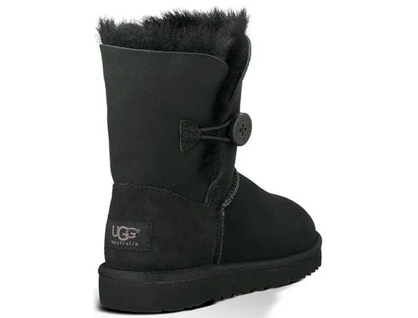 Kids Bailey Button Black Ugg