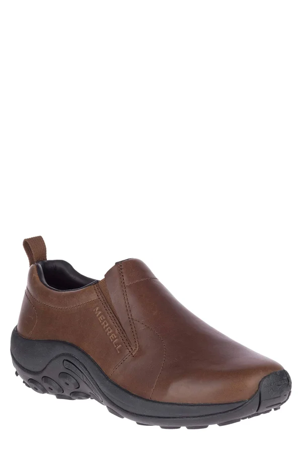 Merrell Men's Jungle Moc Leather 2 Shoe - 10 Wide - Earth