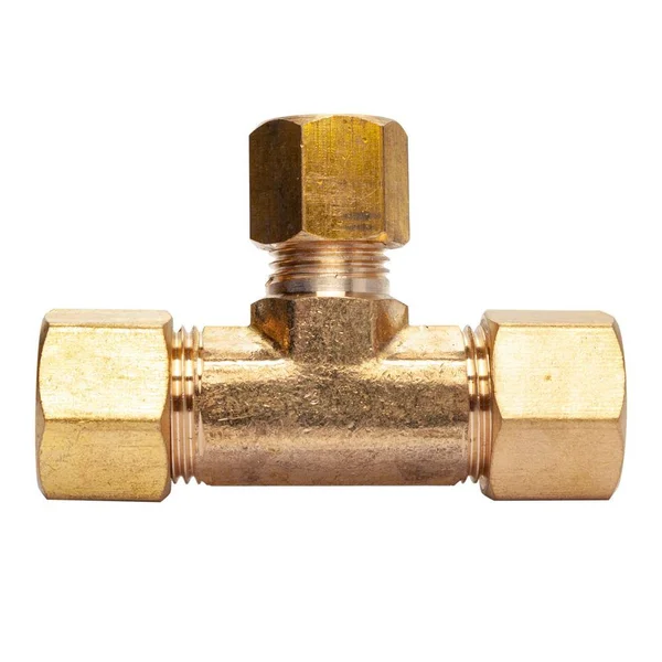 LTWFITTING 3/8-Inchx3/8-Inchx1/4-Inch OD Compression Reducing Tee - brass Compression Fitting(Pack of 20) HF64R664