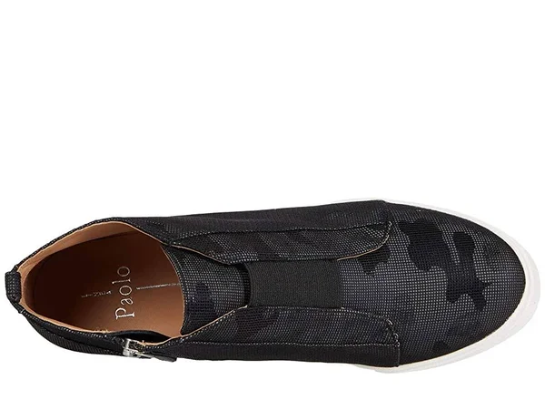 Linea Paolo &Felicia& Wedge Sneaker - Black - 11 M