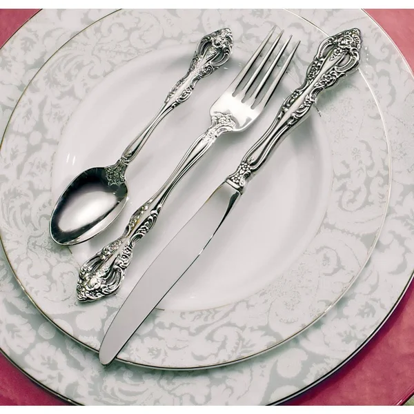 Oneida 2765FPLF 7 1/4x22 Dinner Fork with 18/10 Stainless Grade - Michelangelo Pattern