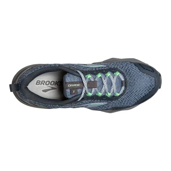 Brooks Divide 12, Grey/Turbulence/Green (Women's)