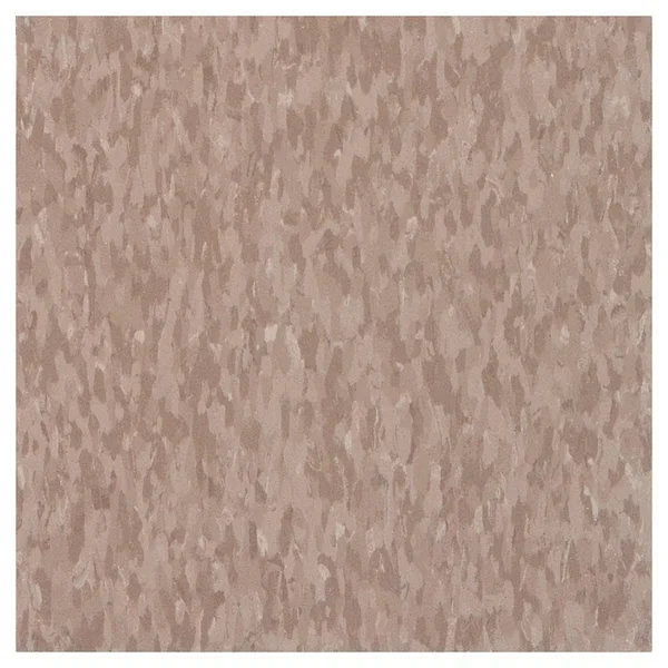 Armstrong Flooring Imperial Texture 45-Piece 12-in x 12-in Cafe Latte Commercial VCT Tile in Brown, 57502031