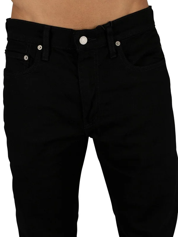 Levis 502 Regular Tapered Jeans Black
