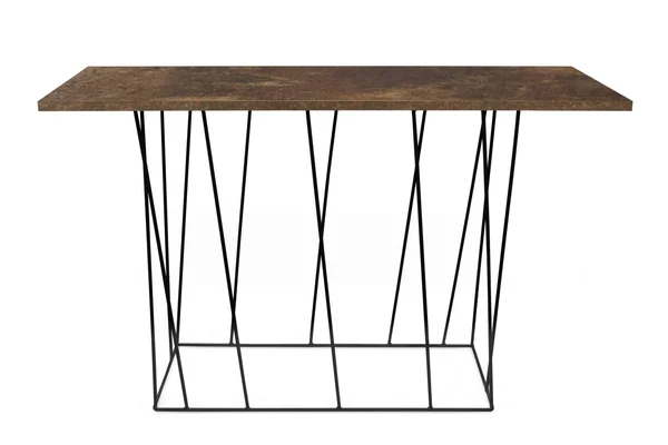 Helix Console Table - Rusty Look/Black Lacquered Steel - 9500.627002