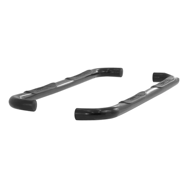 Aries 3-Inch Round Side Bars - Black 204076