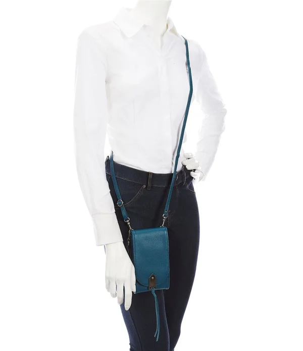 The Sak Playa Phone Crossbody Bag, Tobacco Leather