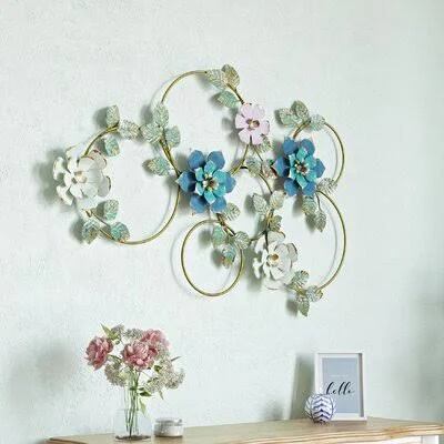 Metal Flower Wall d?cor House of Hampton?