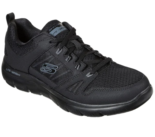 Skechers Men's Summits New World Sneaker, Black/Black