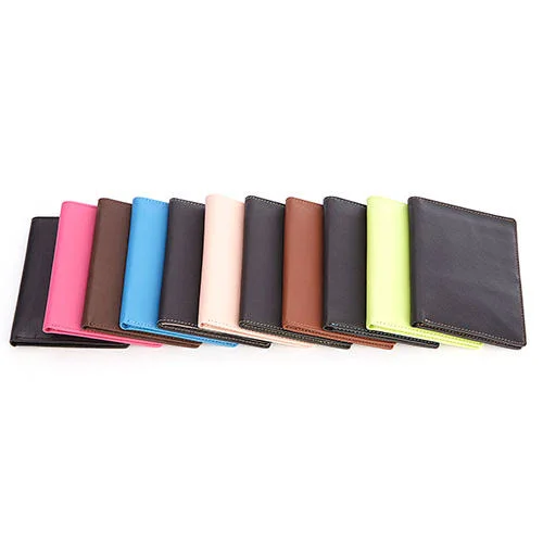 Royce Leather Passport Currency Wallet, Wildberry