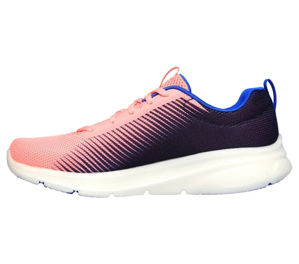 Skechers Women's GOrun Hyper PILLARS Ignite Sneaker - Pink/Blue