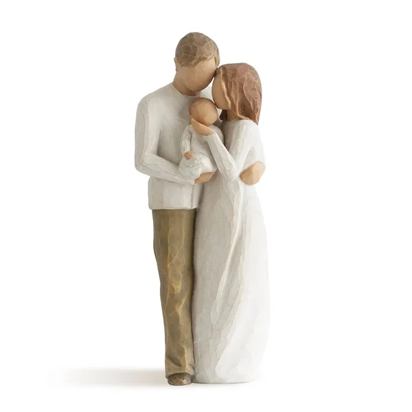 Willow Tree Hand-Painted Sculpted Figure - Our Gift Neutral Tones