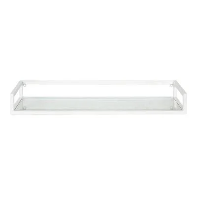 Metal Accent Shelf Latitude Run Finish: White