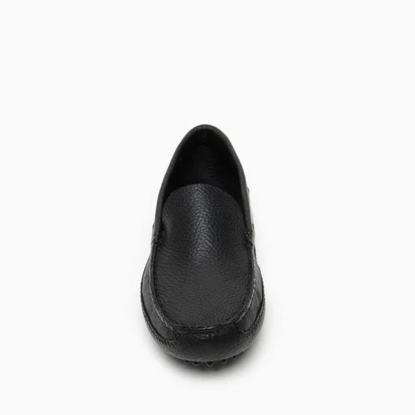 Minnetonka Moccasin, Men's P.W. Driving Loafer (The Original) in Black, Size 6W, Handmade