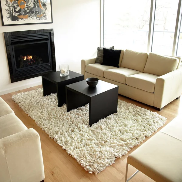 Anji Mountain 5& x 8& Creme Paper Shag Rug