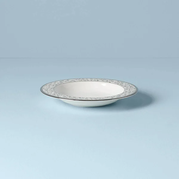 Lenox Opal Innocence Silver Rim Soup Bowl