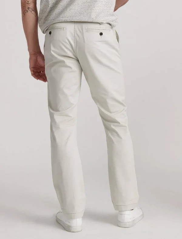 410 Coolmax Stretch Chino Pant - Lucky Brand Men's Chino Pants in Moonstruck Cream, Size 38 x 30