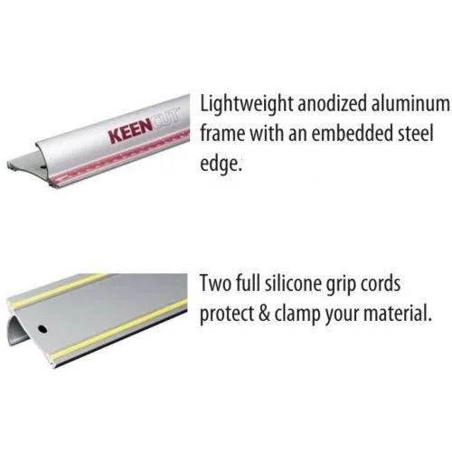 Keencut Safety Straight Edge - 54in 60005