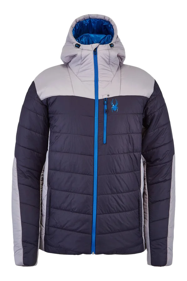 Spyder Glissade Hoodie Insulator Jacket Men's - Ebony, M