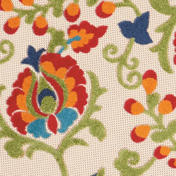 Nourison Aloha ALH17 Area Rug, Multicolor, 5&3x22 Round