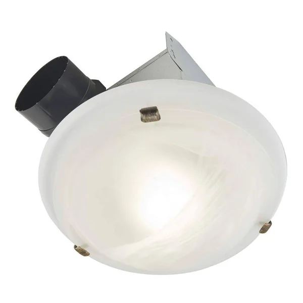 Nutone Decorative Brushed Nickel 80 CFM Ceiling Bathroom Exhaust Fan, 774 770RNLTK