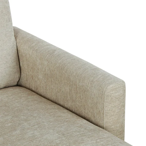 Clifton Reversible Sectional with Pillows Beige - Dorel Living