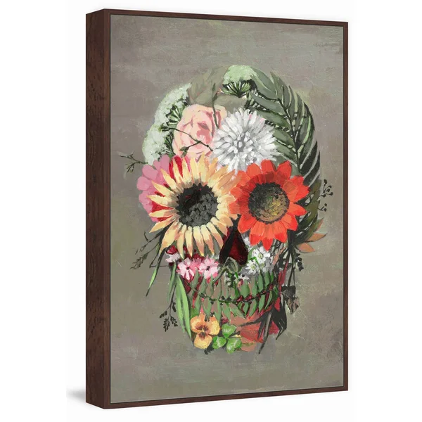 Marmont Hill MH-JULBOT-07-DWFF-60 Commonless Floater 60 x 40 in. Framed Painting Print on Canvas - Contemporary & Modern, Be
