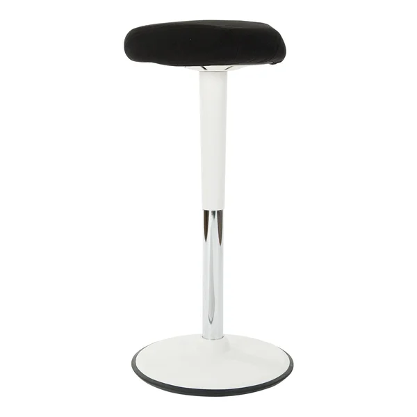 Active Perch Seat with White Frame and Orange Fabric 24x22-34x22