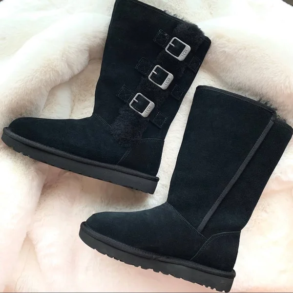 Ugg Shoes - Ugg Black Klea Boots Size 5, Color: Black/Silver, Size: 5, Mkbrodie&s Closet