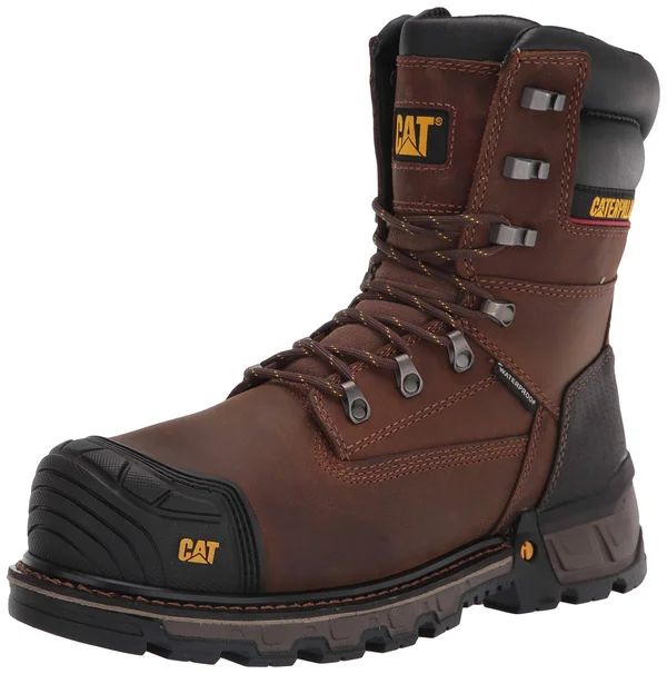 Caterpillar Men's Excavator XL Composite Toe Work Boots - Brown 13