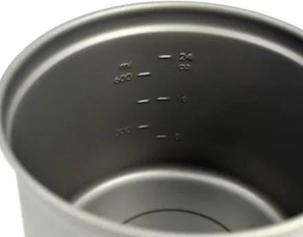 TOAKS Titanium Alcohol Stove and 900ml Pot Cook System CS-04