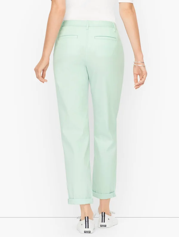 Relaxed Chinos Pants - Indigo - 2 Talbots