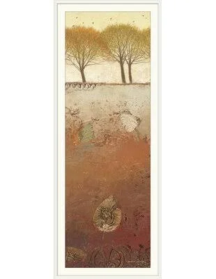 &Field and Forest II& by James Wiens Painting Print Great Big Canvas Format: White Frame - Size: 44x22 H x 20x22 W x 1x22 D